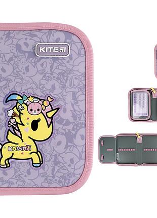 Шкільний пенал книжка на 2 відвороти "my little pony" tk24-622 kite