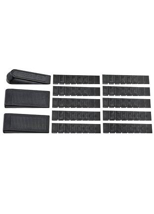 Стопери для дверей та меблів 13 шт чорний parkside