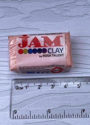 Полімерна глина "jam clay" ( 20 грам) персик, 5018400 rosa