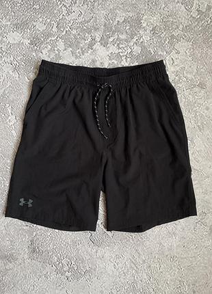 Чоловічі шорти under armour спортивні шорти under armour чорні нейлонові шорти