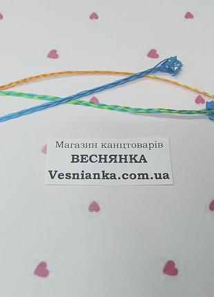 Заколка крабік з кольоровими пасмами