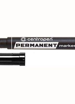 Маркер перманентний 1-5 мм., чорний скошений, арт. 8576 centropen
