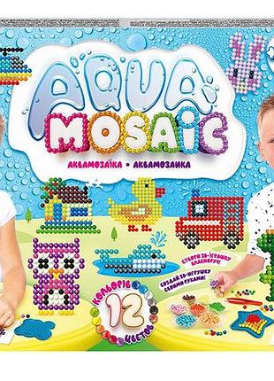 Набір для дитячої творчості "аквамозаїка" ам-01-03 danko toys