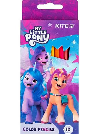 Олівці кольорові набір 12 кольорів "my little pony" lp24-051 kite