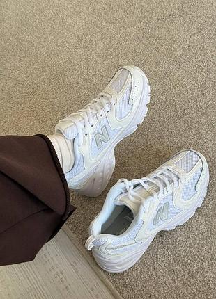 Кросівки жіночі, new balance 530 full white, кроссовки