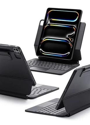 [выставочный экземпляр] чехол-клавиатура esr rebound magnetic keyboard case 360 us layout-black для ipad pro 13” (m4 / m5)