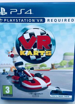 Vr karts, б/у, английская версия - диск для playstation 4