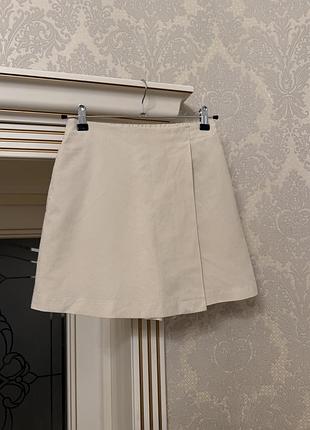 Uniqlo шорти юбка льон