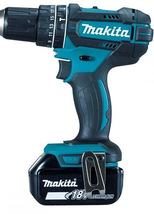 Аккумуляторная дрель-шуруповерт makita dhp482rf (кейс/тушка/зу/акб 3 ач) новый