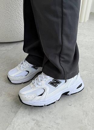 Кросівки жіночі new balance 530 white black, кросівки