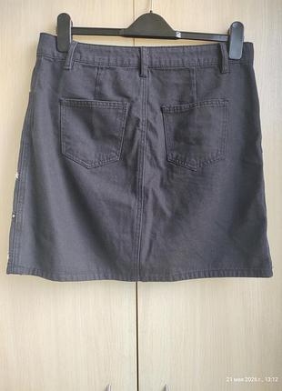 Джинсовая юбка мини. 3