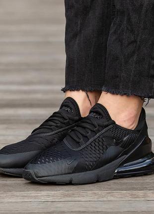 👟 кроссовки nike air max 270 all black / наложка bs👟