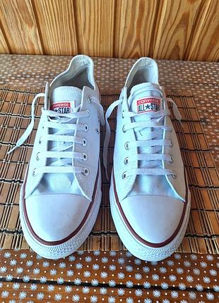Converse all star кеды белого цвета 46 р.
