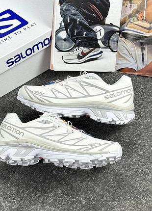 Salomon xt-6 white