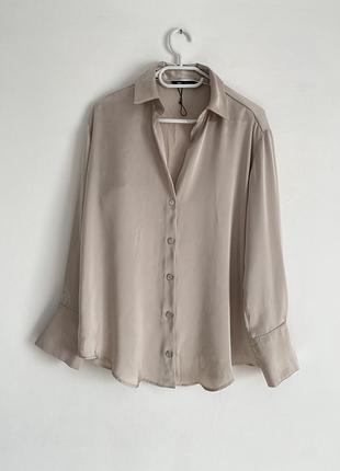 Атласна сорочка zara