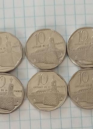 Коллекционный набор 10 сентаво куба 1994-2009