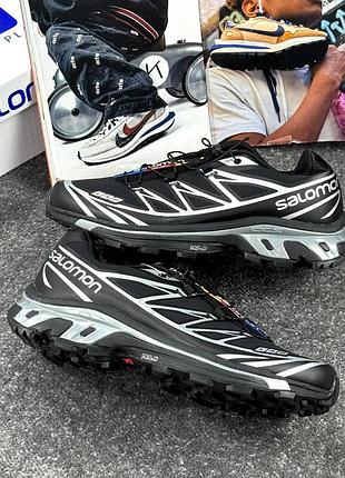 Salomon xt-6 lab silver black