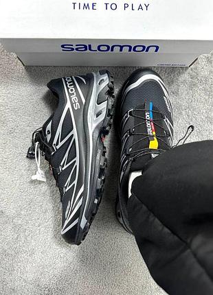 Salomon xt-6 lab silver black 2