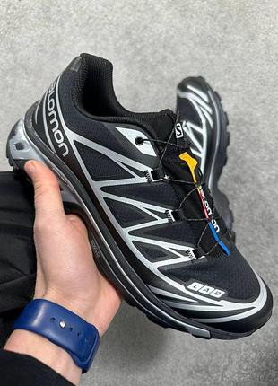 Salomon xt-6 lab silver black 4