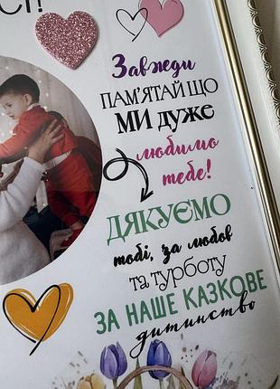 Іменний постер  бабусі /мами 4