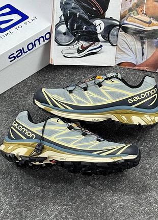 Salomon xt-6 beige grey