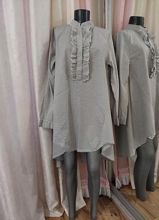 Асимметричная рубашка 👕, туника италия
