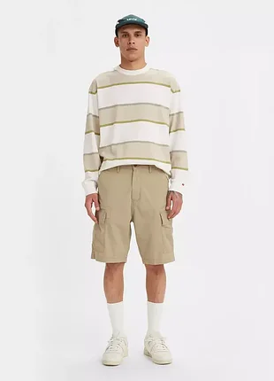 Качественные карго шорты levi's carrier beige cargo shorts