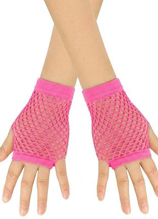 Митенки в сеточку короткие 779