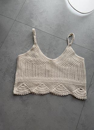 Вязаний топ h&m