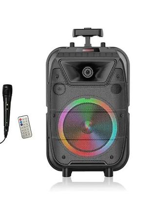 Колонка музична портативна bluetooth з мікрофоном zqs8121