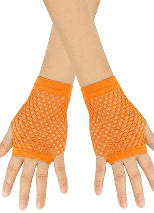 Митенки в сеточку короткие 779