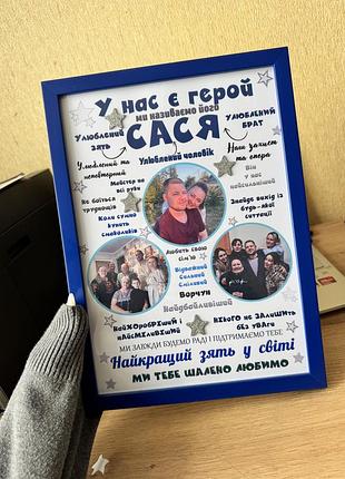 Постер на день народження зятю