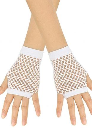 Митенки в сеточку короткие 779