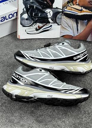 Salomon xt-6 white grey