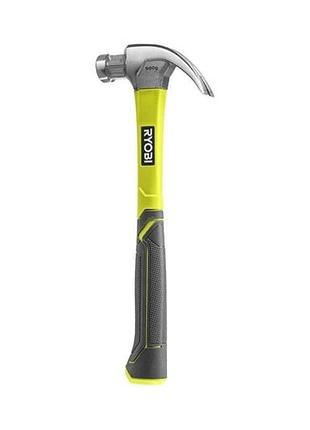 Столярний молоток ryobi rhhcc45, 450 г, магніт для цвяхів, код 5132006033