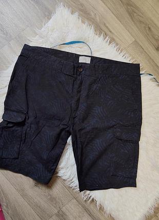 Крутые шорты с накладными карманами размер l/xl