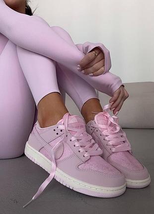 😍 женские кроссовки nike dunk low ‘lace pack regal pink'