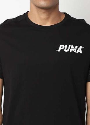 Puma • чорна спортивна футболка • розмір l