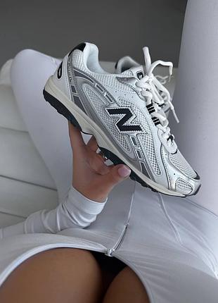 😍 жіночі кросівки new balance 204l silver/ metallic black