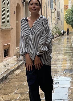 Сорочка оверсайз zara