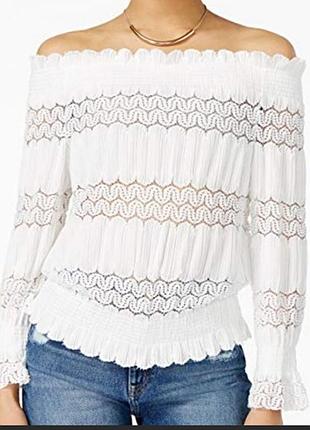 Оригинальная блуза с открытыми плечами/16/brend river island