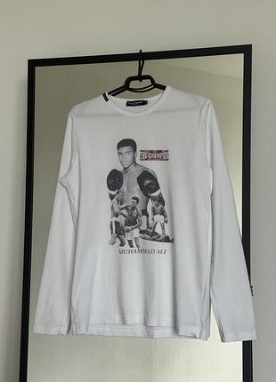 Чоловічий вінтажний лонгслів dolce&gabbana and muhammad ali розмір 50
