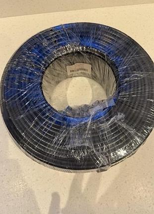 Кабель ftp cat 6 ethernet 23awg 100 м чорного кольору