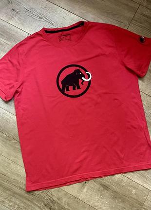 Футболка mammut outdoor core big logo t-shirt. xxl