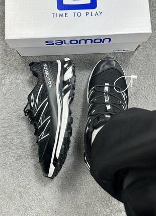 Salomon xt-6  expanse black white gore-tex