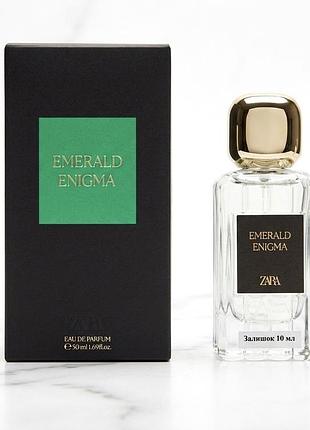 Zara парфумована вода emerald enigma, 10 мл (залишок у рідному флаконі)