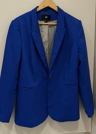Жакет кольору електрик h&m
