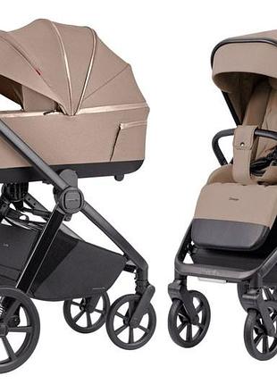 Коляска универсальная carrello omega crl-6540/1 asteroid beige (2in1)