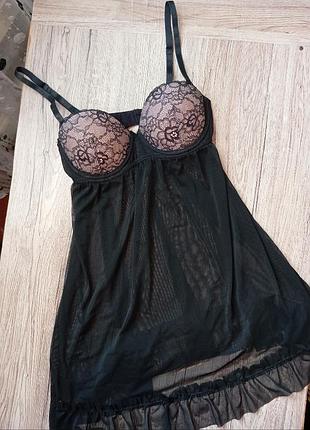 Кружевной пеньюар h&amp;m