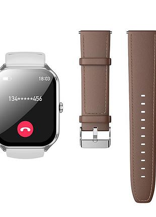 Смарт-часы hoco smart watch y28 amoled smart sports watch (call version) silver